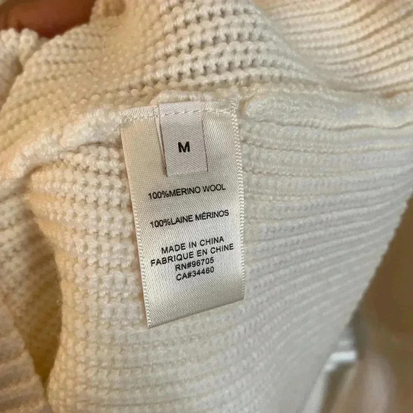 Rebecca Taylor Backless MockNeck Wool Sweater Sz - Picture 10 of 12